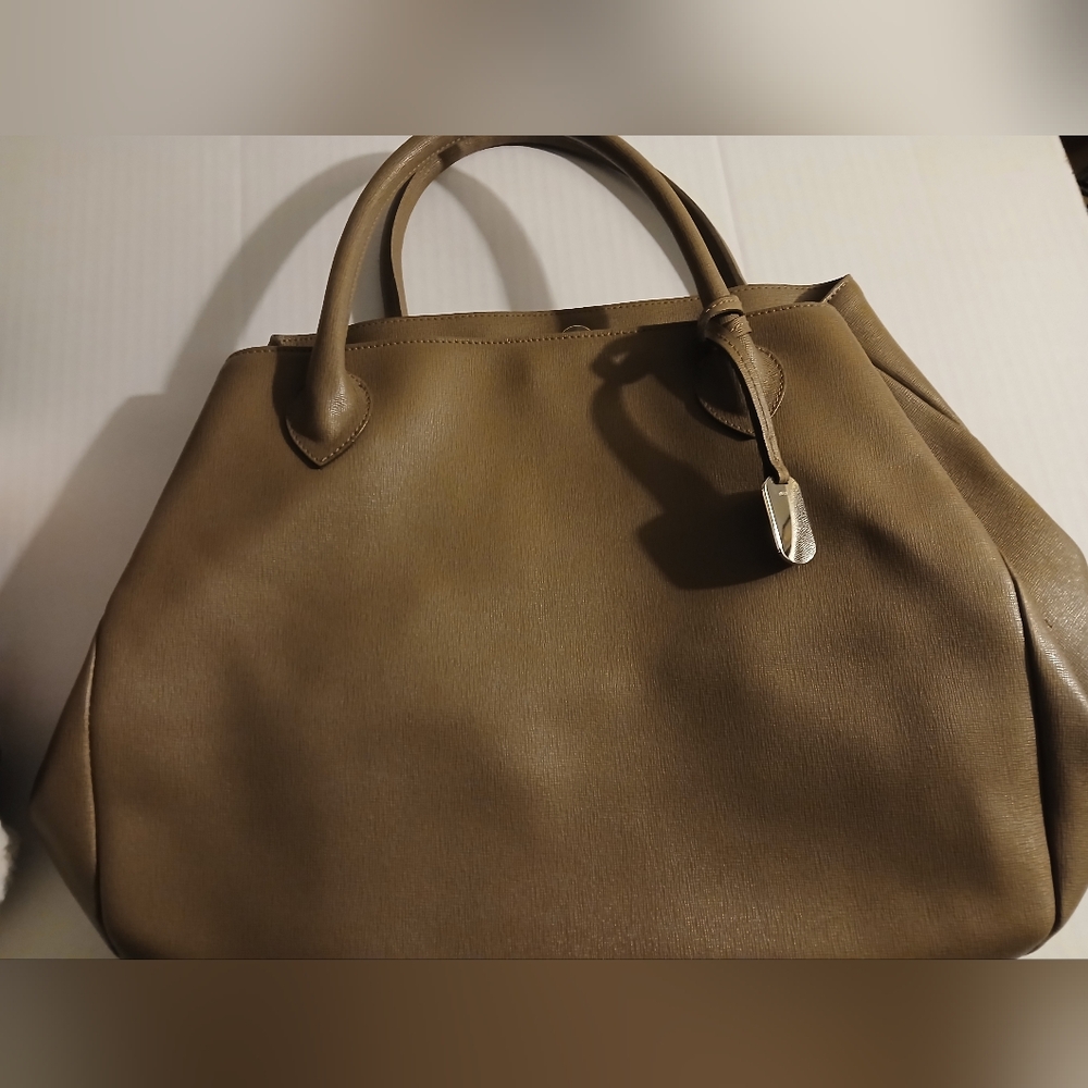 Furla Tan Leather Tote Bag